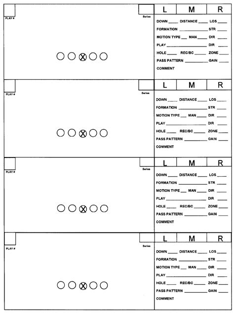 Printable Football Scouting Report Template, Backup Or Instantly