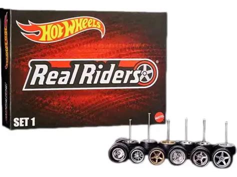 Hot Wheels Rlc Exclusive Real Riders Wheels Pack Set 1 Envío gratis