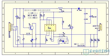 液晶显示器led灯条驱动板电路图 家电维修资料网