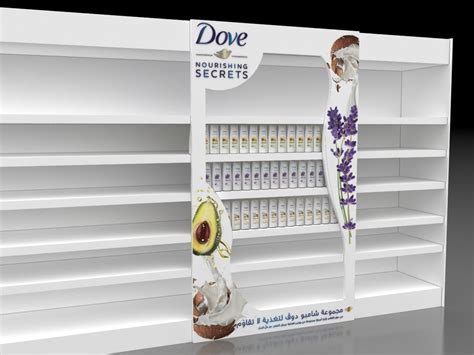 Dove Shampoo Posm On Behance Posm Dove Shampoo Retail Display Shelves