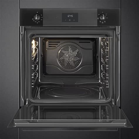 Smeg SF6100VB3 Linea Multifunction Single Oven - BLACK - Appliance City