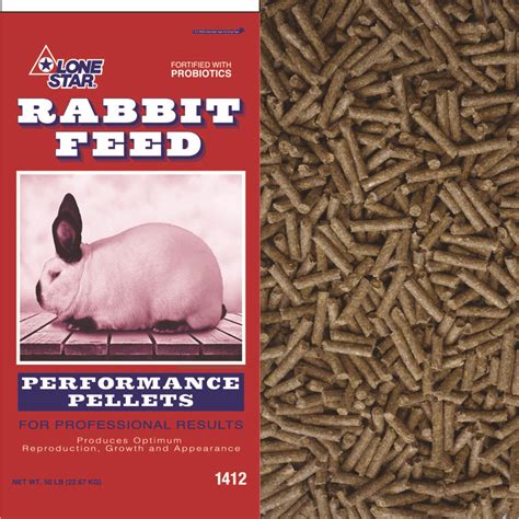 1412 18 Performance Rabbit Pellets Lonestar Feed