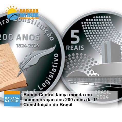 Banco Central lança moeda em comemoração aos 200 anos da 1ª