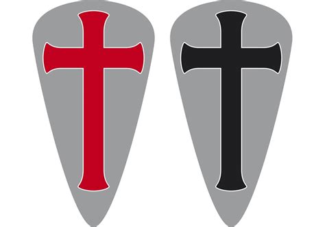 Crusades Shields Vector Free Vector Art At Vecteezy