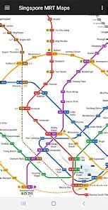 Transit Maps New Official Map Singapore Mrt System Map Off