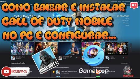 💯🤪 Cod Mobile Como Baixar E Instalar E Configurar Seu Gameloop Para