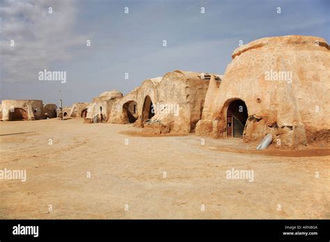 Desert City Location Of Star Wars Episode I In The Sahara Stock