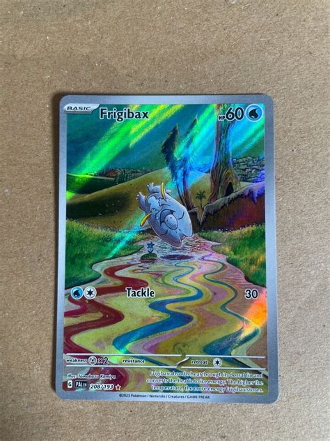 Frigibax 208 193 Paldea Evolved Illustration Rare Pokemon Card