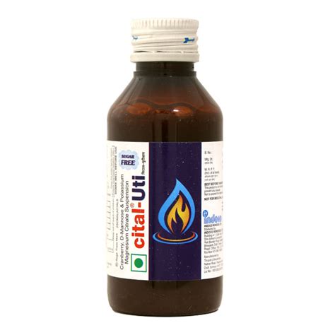 Cital Uti Sugar Free Suspension 100ml : Price, Uses, Side Effects | Netmeds