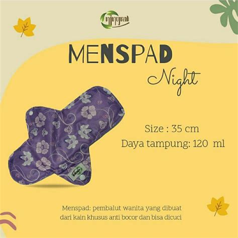 Jual Pembalut Kain Ningrat Menspad Varian Night Use Shopee Indonesia