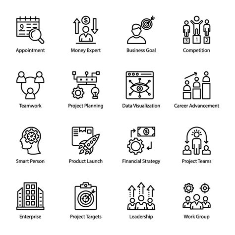 Business And Finance Vector Icons Pack 35985390 Vector Art At Vecteezy