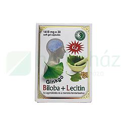 DR CHEN GINKGO BILOBA LECITIN KAPSZULA 30DB Herbaház