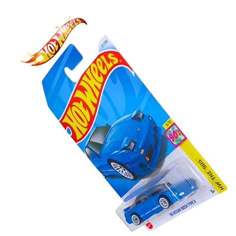 Hot Wheels 96 Nissan 180SX Type X Blue 211 Mainline 2024 Case M N New