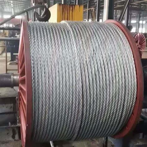 6X36ws FC Iwrc Steel Wire Rope 24mm 26mm 28mm 30mm Ungalvanized