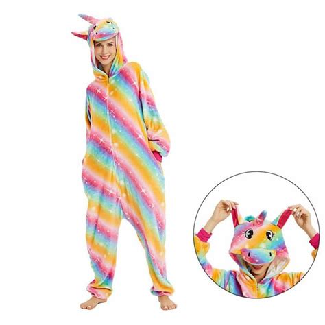 Pijama De Unicornio Con Capucha D Para Adultos Todo Pijamas