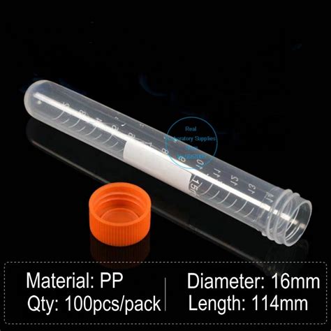 100 Stks Partij 15 Ml Clear Plastic Centrifugebuis Grandado