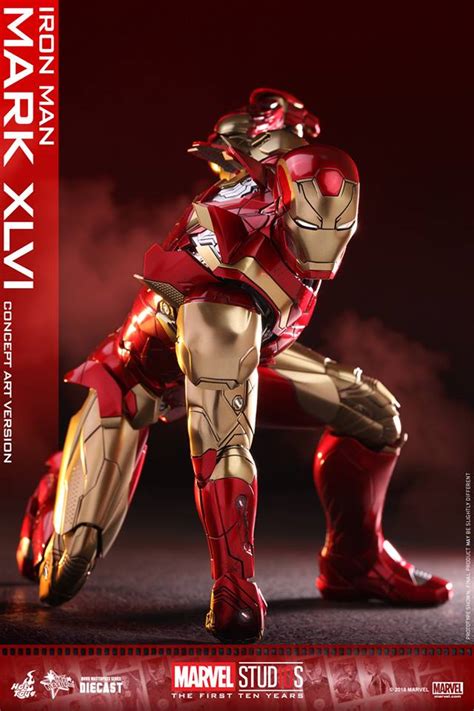 Hot Toys 1 6th Scale Iron Man Mark XLVI Concept Art Version Rio X Teir