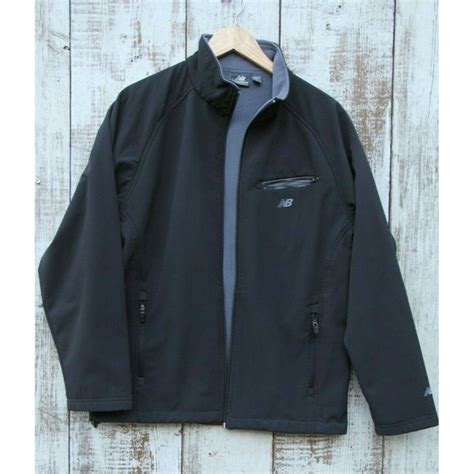 New Balance Jackets And Coats New Balance Mens Size S Full Zip Soft Shell Black Jacket Lined