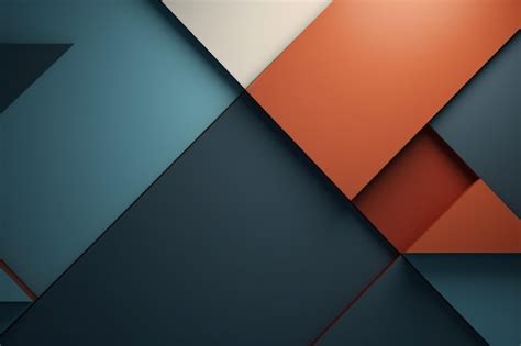 Premium Photo | Minimalistic Wallpaper with Geometric Shapes