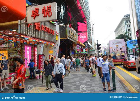 Nathan Road In Kowloon Hong Kong Editorial Stock Image Image Of City