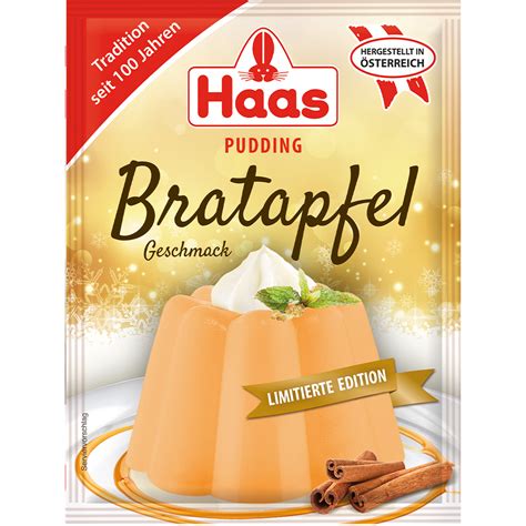 Haas Pudding Bratapfel