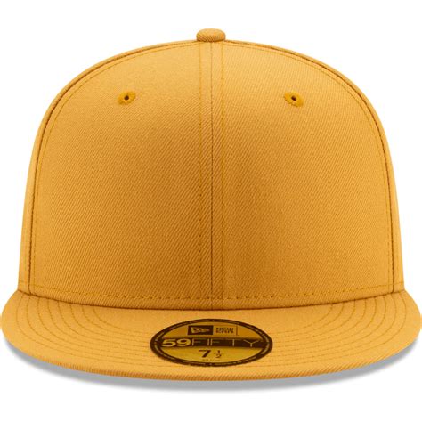 New Era Blank Gold 59fifty Fitted Hat