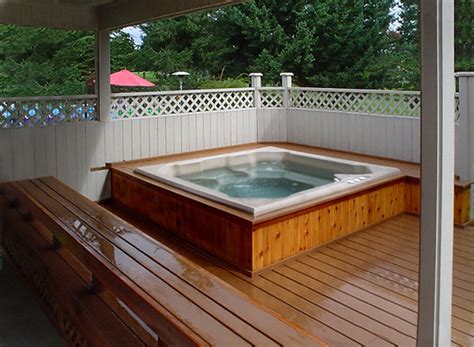 Built In Hot Tub For The Home Pinterest