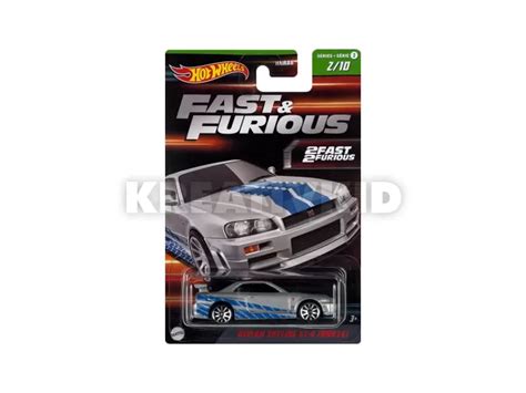 Hot Wheels Hot Wheels Halálos iramban kisautó Nissan skyline GT R BNR