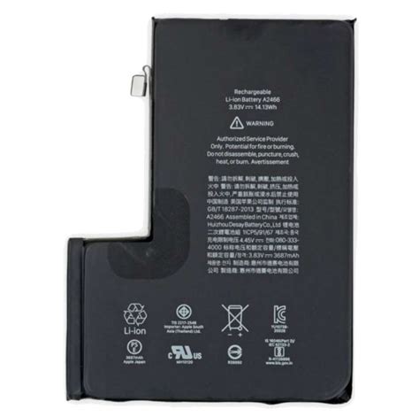 Batterie iPhone 13 Pro Max Capacité 4352 mAh