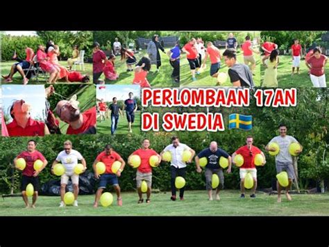 Lomba Agustus Di Swedia Bang Bule Pada Antusias Banget Youtube