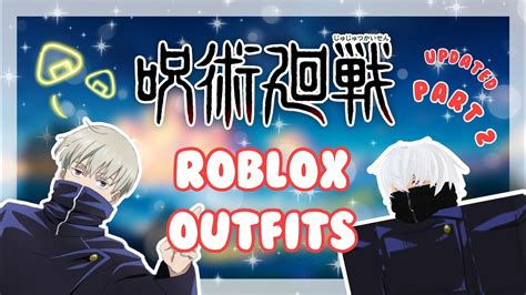 UPDATED Jujutsu Kaisen ROBLOX Outfit Anime Avatar Ideas PART 2 YouTube