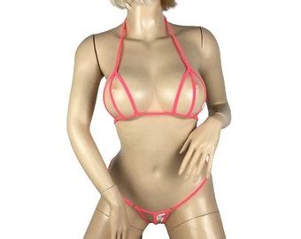 Peekaboo Extreme Micro Bikini Etsy Israel