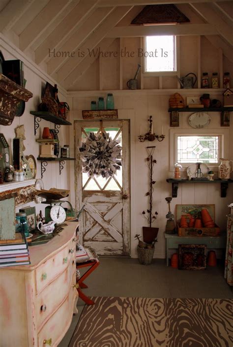 Potting Shed Featured In She Sheds A Room Of Your Own Shed Interior