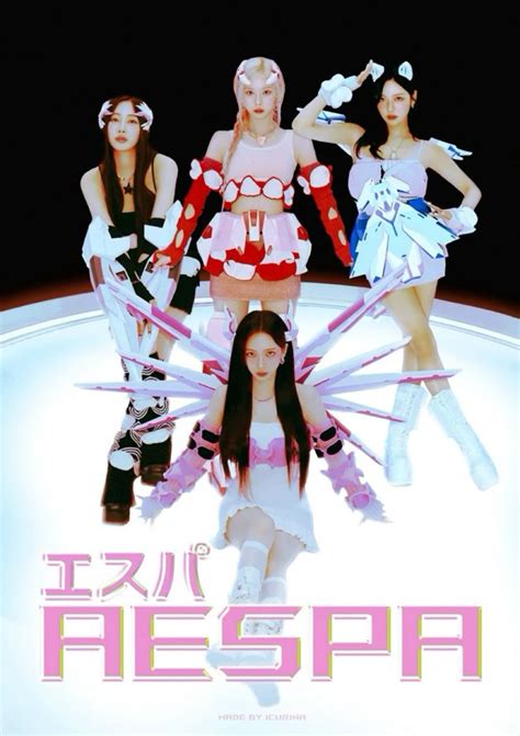 Aespa Japanese Single Hot Mess Poster Idea Aesthetic Ningning Ningning Ning Yizhou