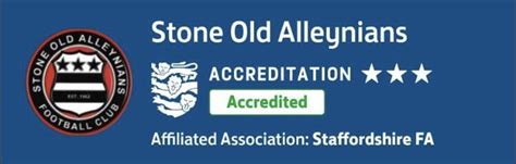 Stone Old Alleynians Football Club On Twitter 3 Star