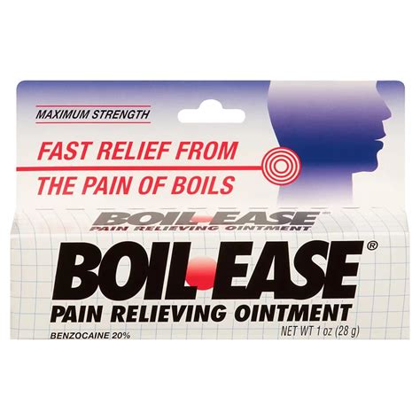 Boil-Ease Maximum Strength Pain Relieving Ointment - Shop Muscle ...