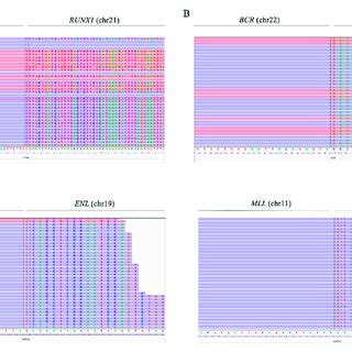 Fusion Genes Visualized With Integrative Genomics Viewer Igv A