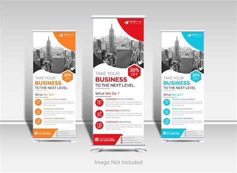 Dise O Corporativo De Banner Roll Up Vector Premium