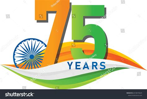 75 Years Of Indian Independence Logo