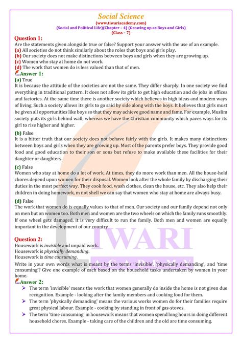 Ncert Solutions For Class 7 Social Science Civics Chapter 4