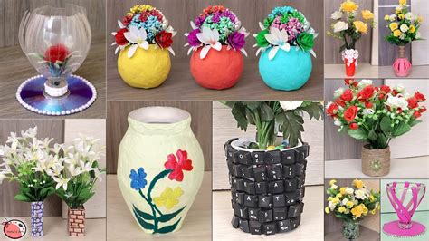 10 Best Out Of Waste Materials Craft Idea DIY Pots YouTube