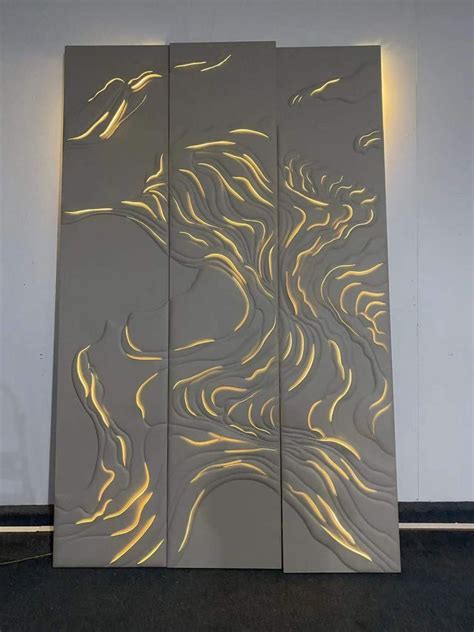 Process Hard Package Wall Paneling Modern Wall Leather Art