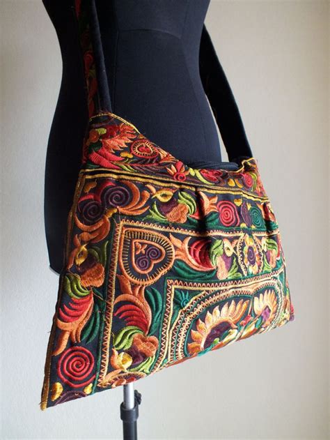 Ethnic Handmade Bag New Fabric Bohemian Style Handbags And Purses Fro