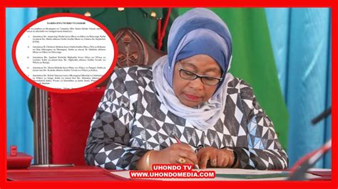 Breaking News Rais Samia Hapoi Ateua Vigogo Wapya Usiku Huu Youtube