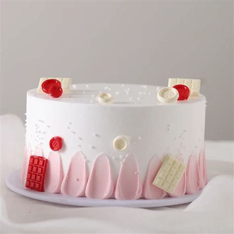 Simulation Cake Model Naked Embryo Birthday Cake Plastic Mold Window