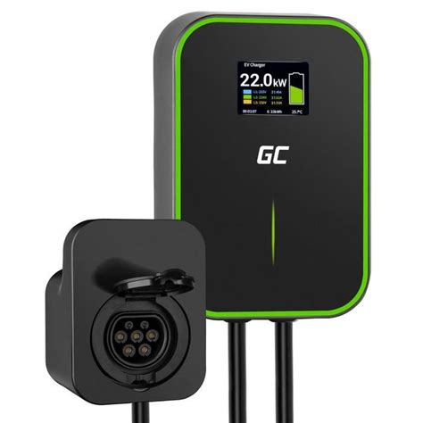 Chargeur Wallbox GC EV PowerBox 22kW Avec Prise Type 2 Pour Charger Les