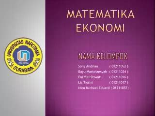 Ppt Matematika Bisnis Ekonomi Powerpoint Presentation Free