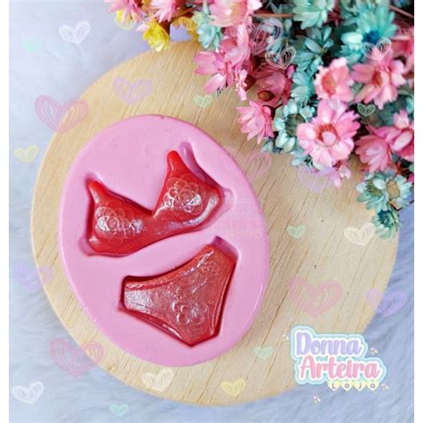 Molde Forma De Silicone Lingerie C D Calcinha E Suti Shopee Brasil