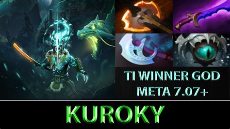 Kuroky Juggernaut Ti Winner God Efficiency Dota Youtube