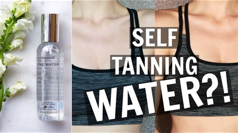 Testing Tan Luxe The Water Youtube